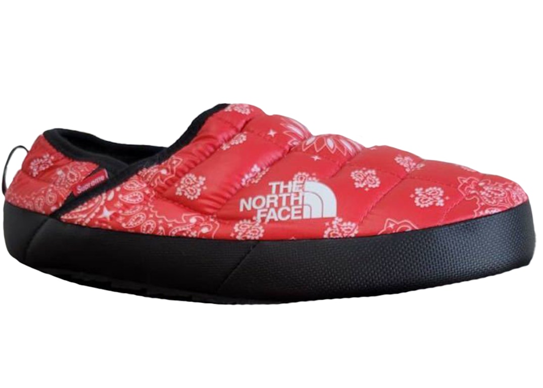 Pre-owned The North Face Traction Mule Supreme Bandana Red